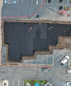 Aerial of Stormwater Retention System