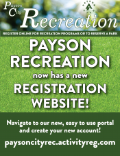 Payson City Recreation New activity registration website