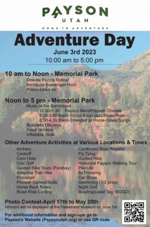 Adventure Day schedule 