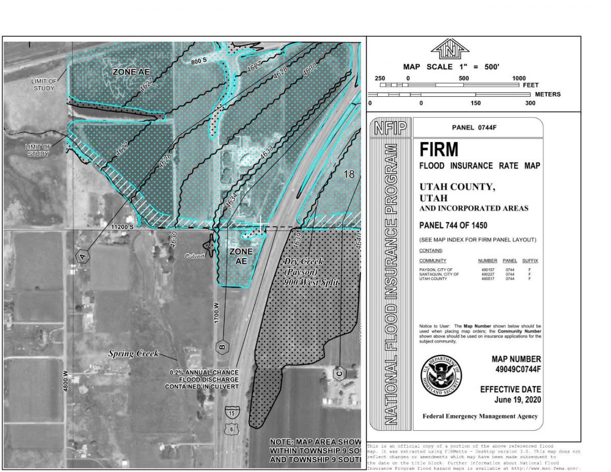 FEMA Flood Map Firmette